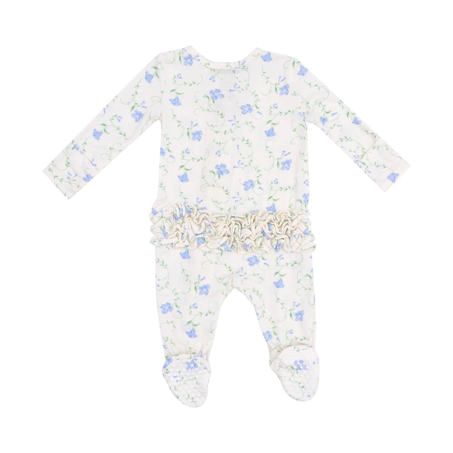 Angel Dear - Kid's Sweet Vines Ruffle Footie