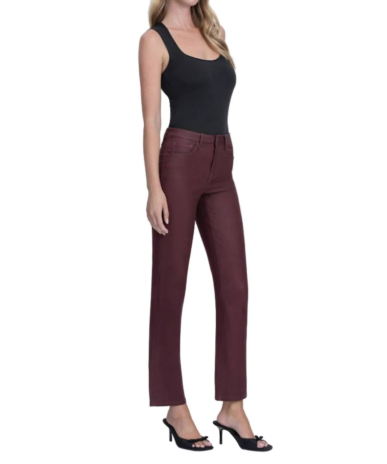 Vervet By Flying Monkey - Coated Straight Leg Jeans