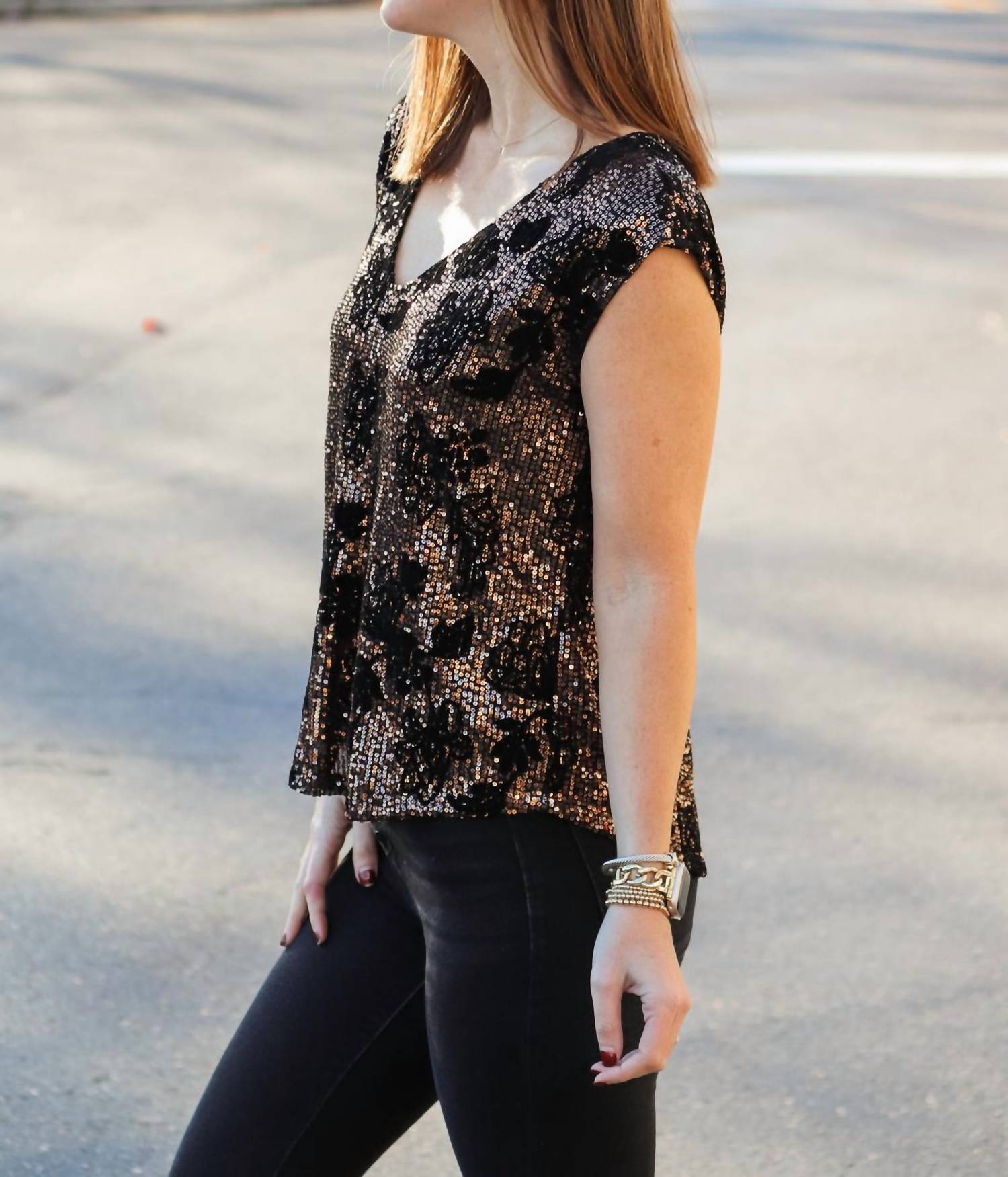 Dear John Denim - Yanis Sequin Top
