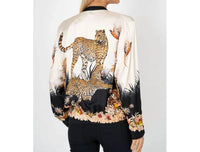 Flora Ashley - Front Zip Silk Jacket