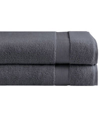 Under the Canopy Classic Organic 2-piece Bath Sheet Set in charcoal - item - detail view