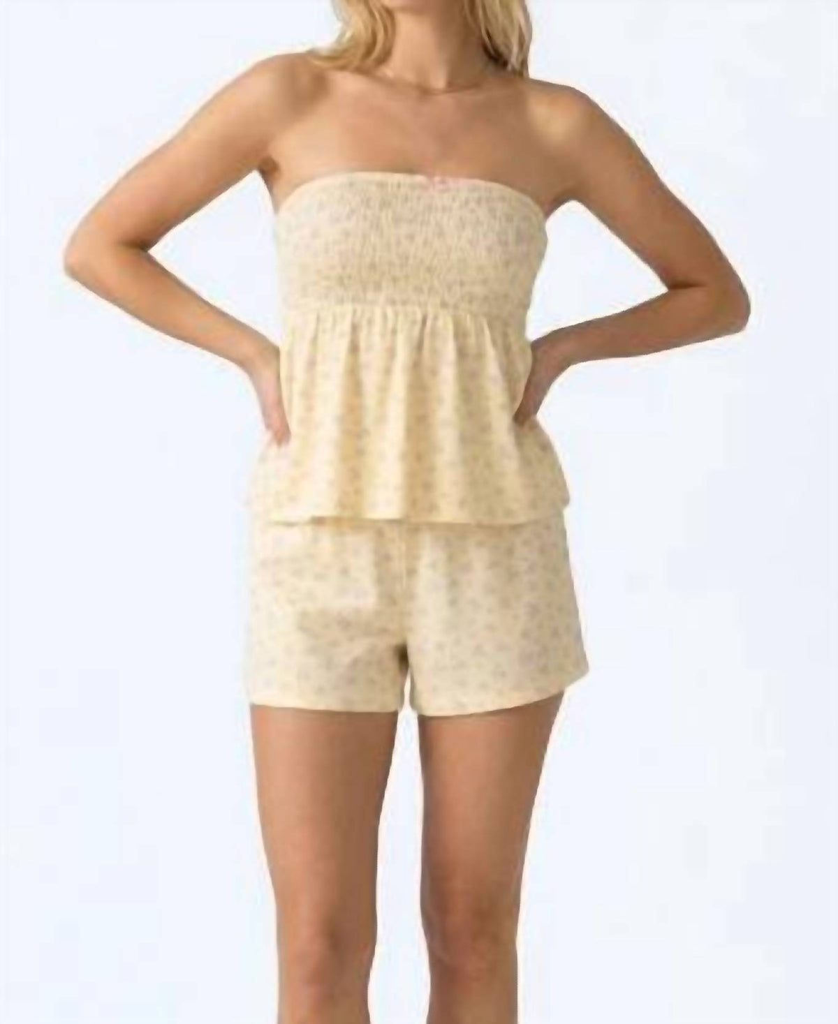 The Happy Camp3R - Sweetheart Floral Cloud Shorts