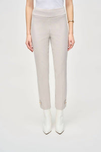 Joseph Ribkoff - Houndstooth Jacquard Slim Fit Pants