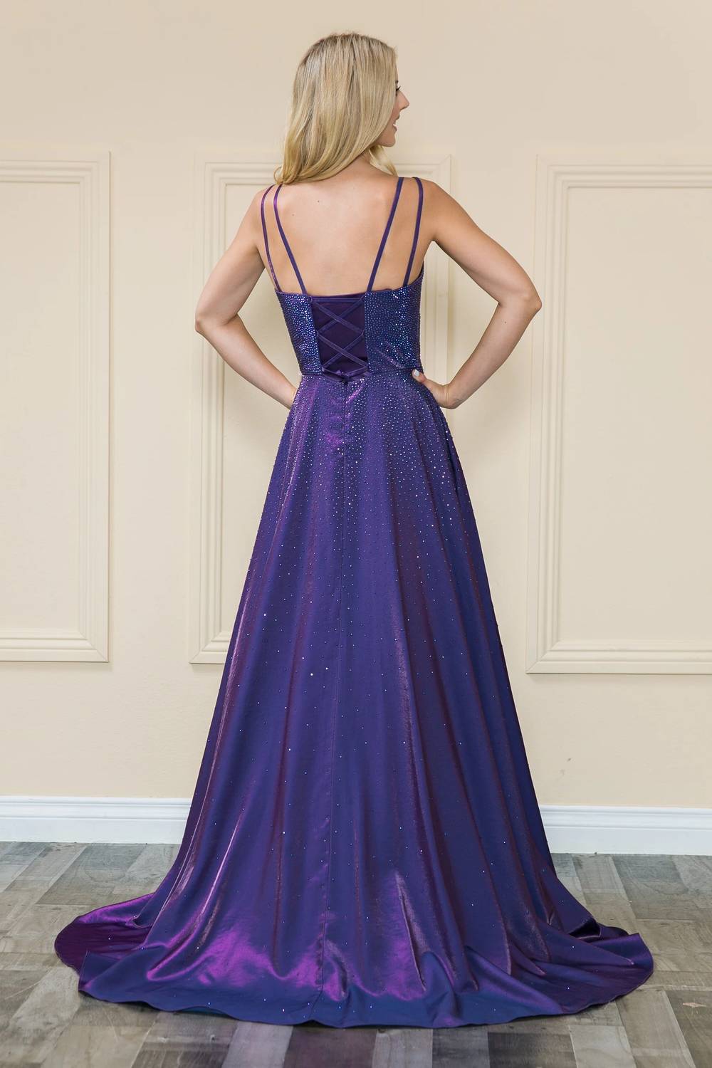 Ed Young - Erica Long Formal Sequin Gown