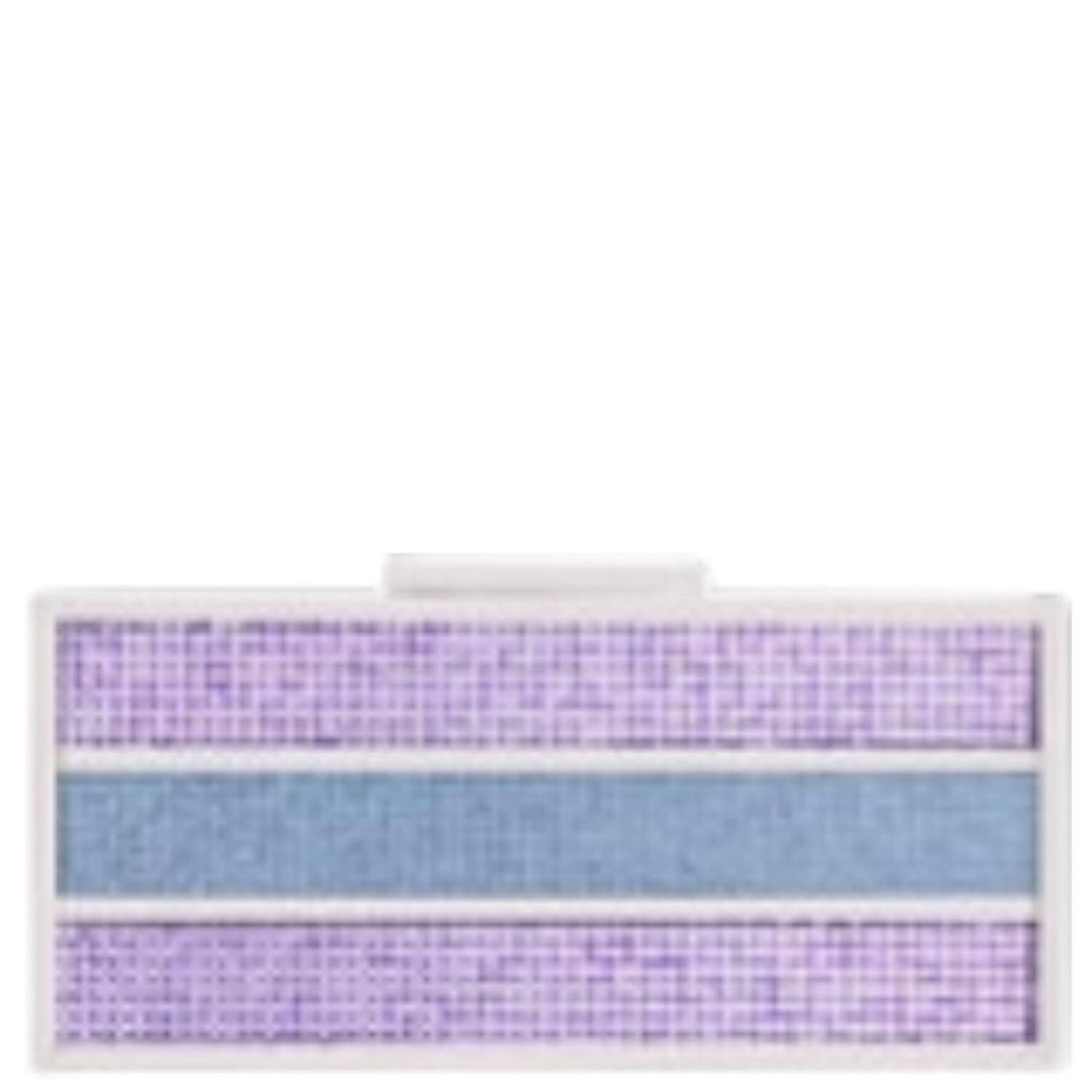 Nina - Women's Ziona Royal Colorblock Crystal Minaudiere Clutch