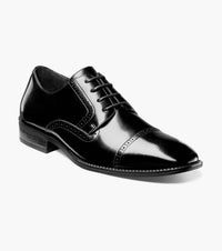 STACY ADAMS Men's Abbott Cap Toe Oxfords in black - men's shoe