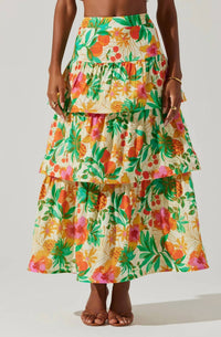Astr - Rooni Tiered Maxi Skirt