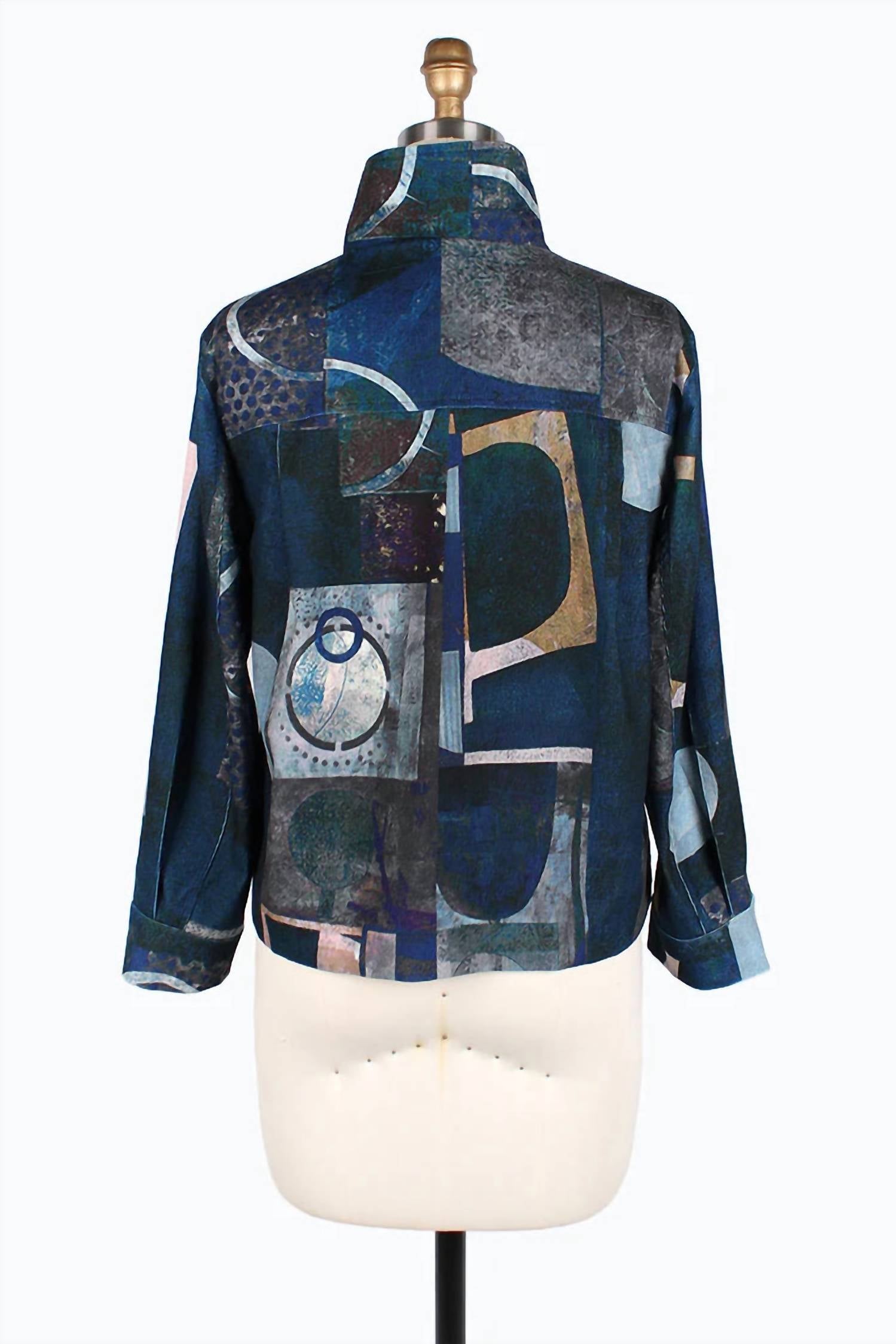 Damee - Women's Multi Pattern Biker Jacket