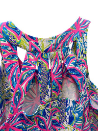 Lulu-B - Tropical Sleeveless Cutout Dress