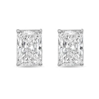 Diana M Jewels - Women's Radiant Lab-grown Diamond Stud Earrings (15.00 Tcw) - Grand