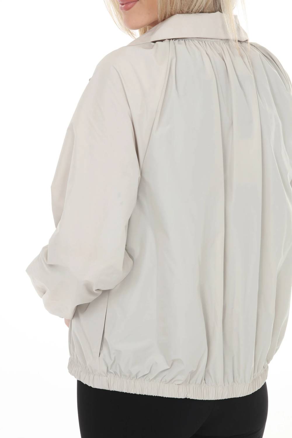 Joseph Ribkoff - High Neck Zip-up Windbreaker