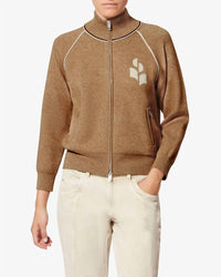 ISABEL MARANT Lanya Cardigan in camel - women's cardigan