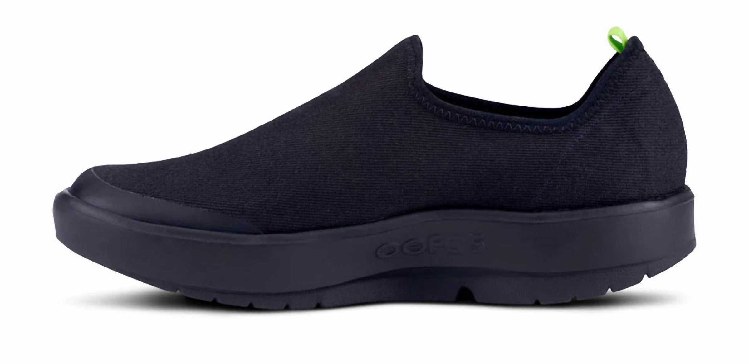 OOFOS Women's Oomg Eezee Low Shoe in black black - women's shoe - detail view