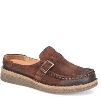 Born Women's Cory Handcrafted Clogs in dark brown - women's flats