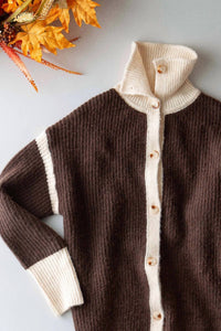 Urban Daizy - Women's Weekend Lodge Collared Cardigan