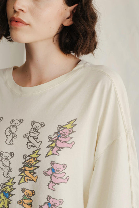 People Of Leisure - Grateful Dead Prism Bears Oversized Tee