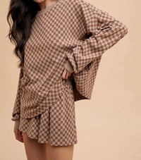 Anniewear - Coastal Check Lounge Set