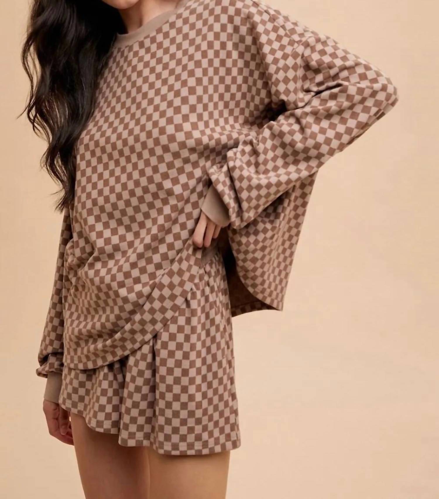 Anniewear - Coastal Check Lounge Set