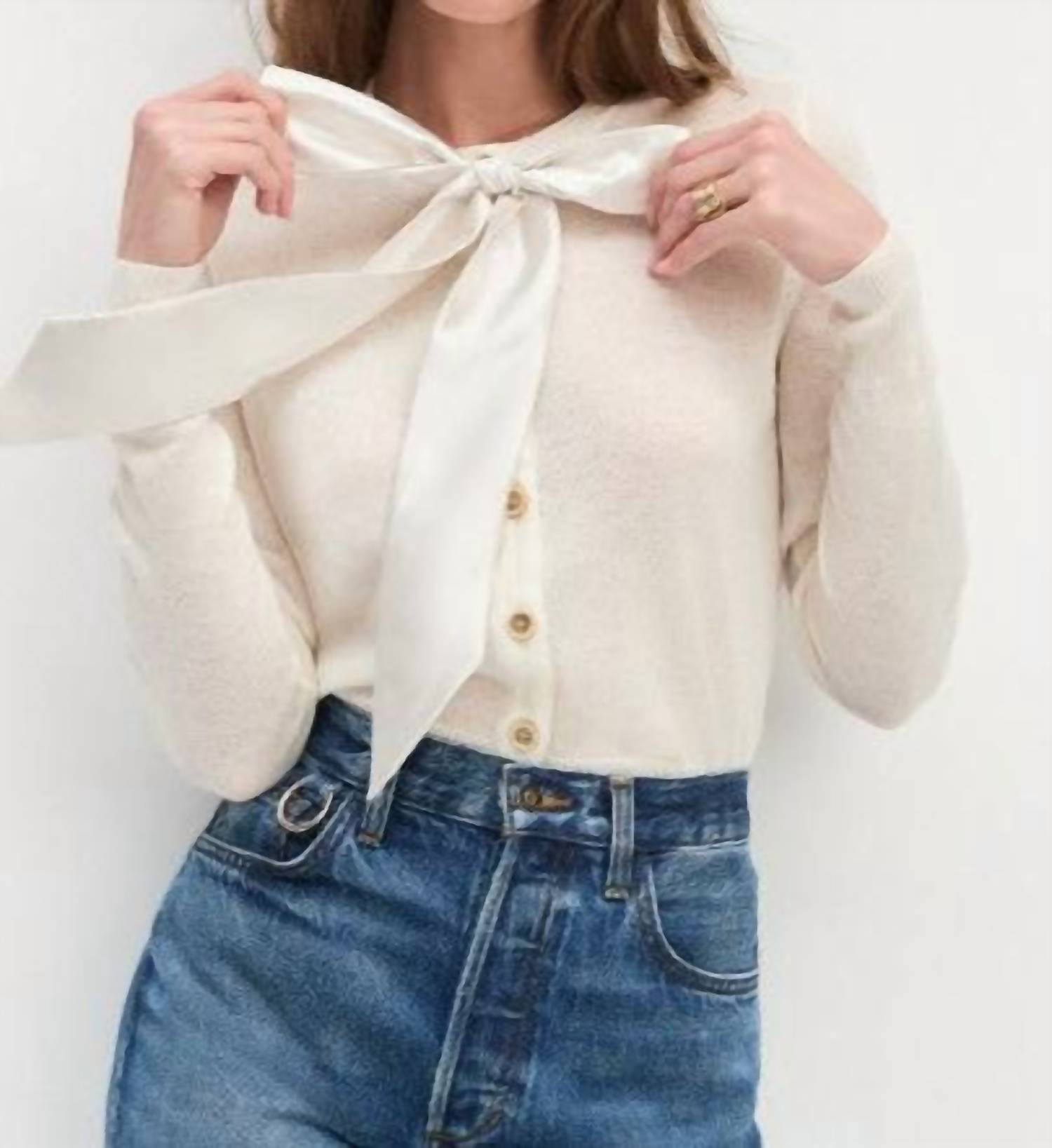 Favorite Daughter - Take A Bow Long Sleeve Cardigan