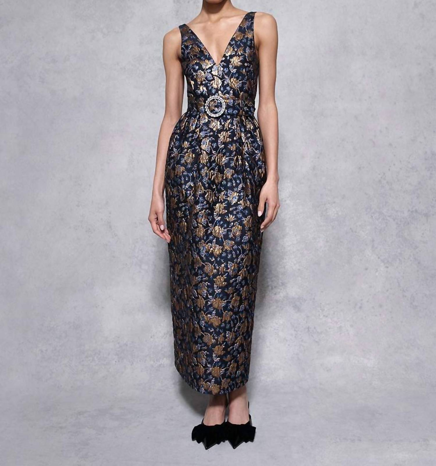 Borgo De Nor - Sleeveless Jacquard Dress