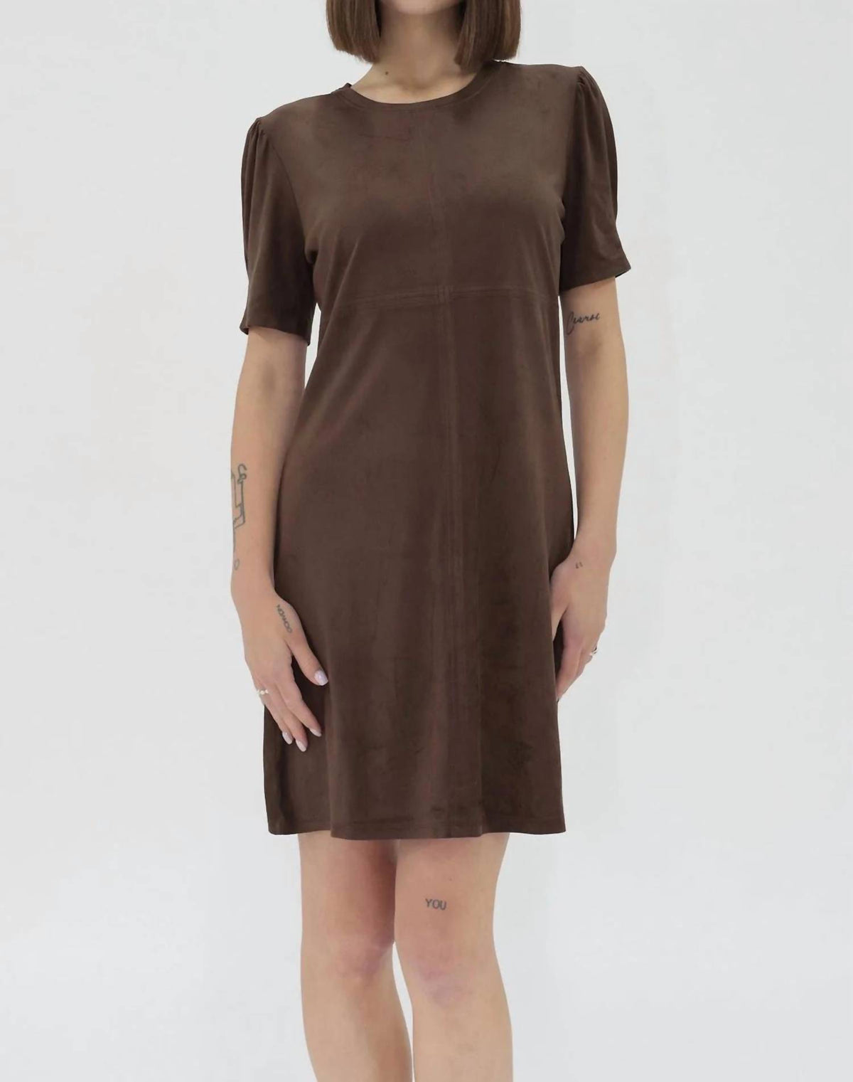 Another Love - Demi Suede Dress