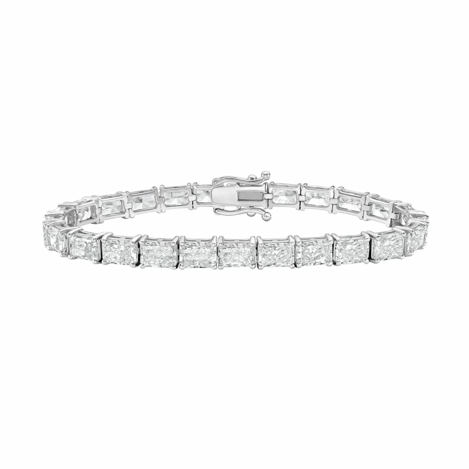 Diana M Jewels - Women's Radiant Lab-Grown Diamond Bracelet (35.00 Ct) - Signature