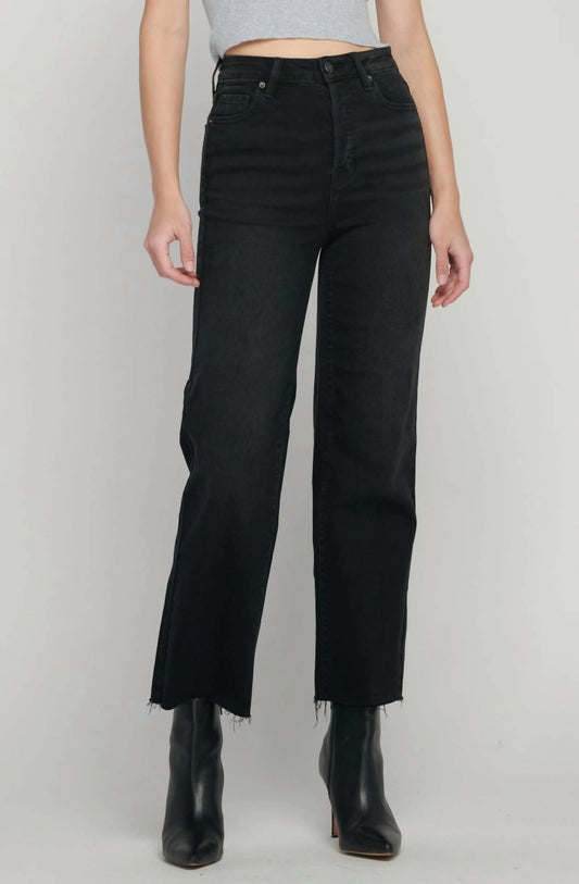 Hidden - Fallon High Waist Wide Straight Leg Jean