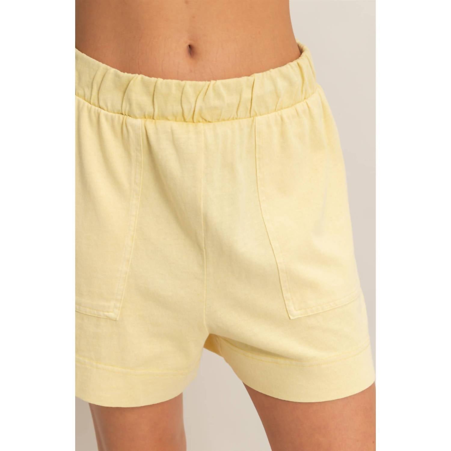 HYFVE Sleeveless Top & Shorts Set in butter yellow - women's sleepwear - view 7