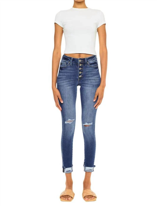 Kancan - Norah High Rise Ankle Skinny Jeans