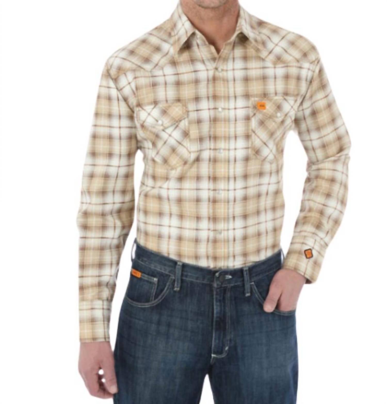 Wrangler - Men's 20X® Flame Resistant Work shirt - Plus