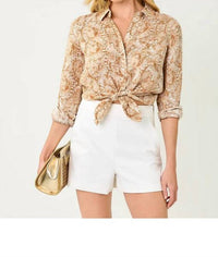 Lilly Pulitzer - Sea View Linen Button Down Shirt