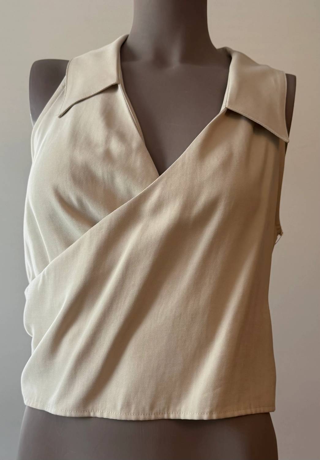 Fifteen Twenty - Women's Sleeveless Wrap Crop Top