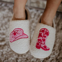Katydid - Women's Boot And Cowgirl Hat Western Slippers