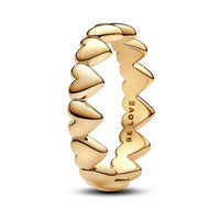 Pandora - Women's Row Of Hearts Ring