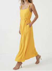 Naked Zebra - Flower Belt Maxi Dress