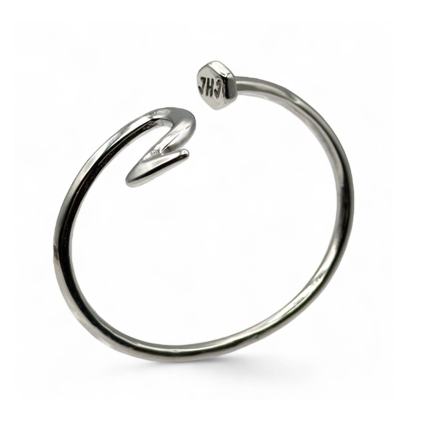 Jagged Halo Jewelry - Women's Nailed It Nail Cuff Bangle