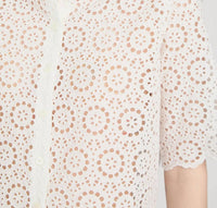 Frame - Petal Eyelet Shirt