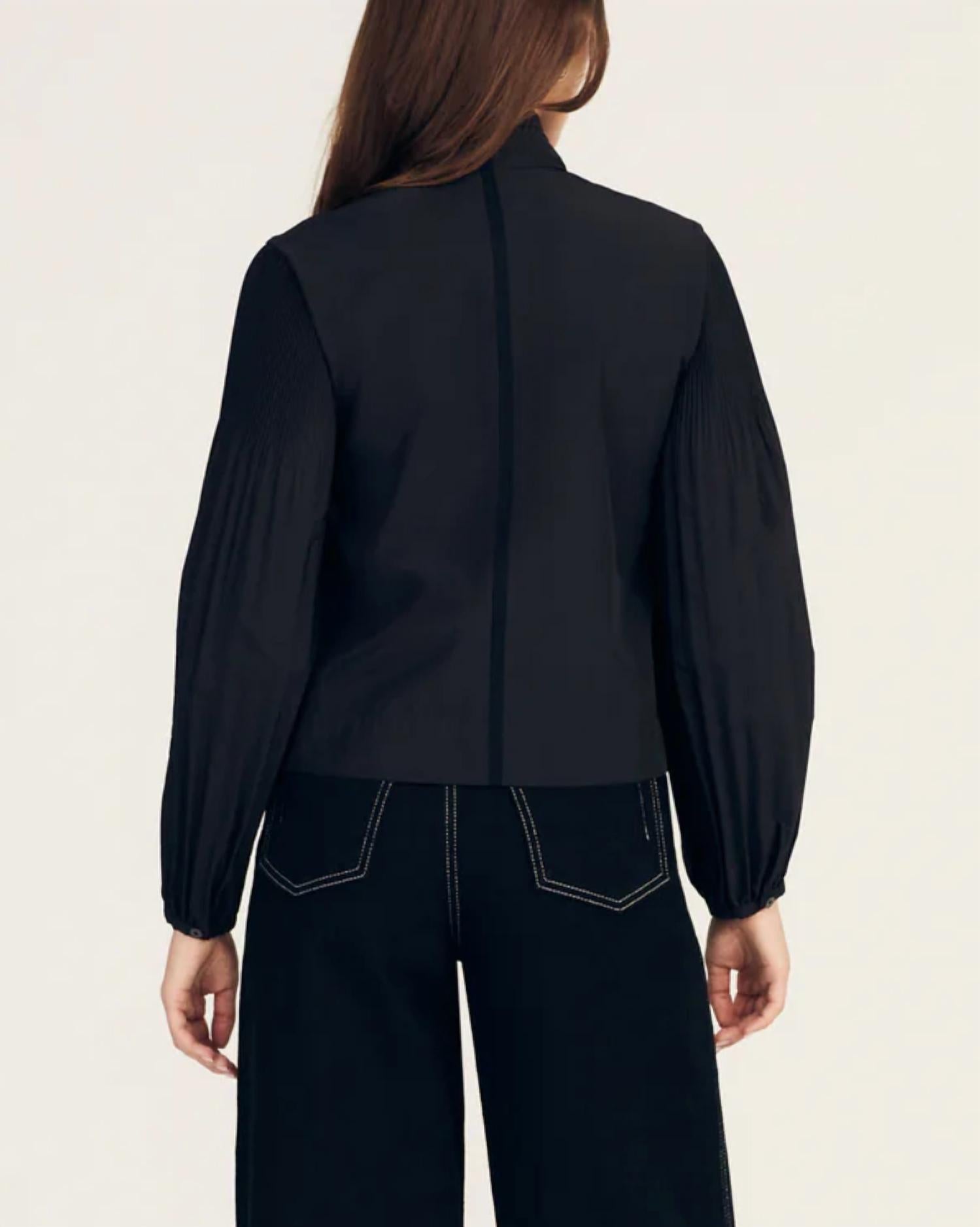 Derek Lam 10 Crosby - Lupa Pleated Sleeve Top