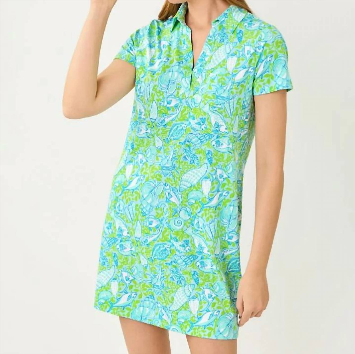 Lilly Pulitzer - DUNE UPF 50+ SHORT SLEEVE DRESS