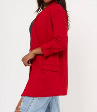 Boom Boom Jeans - Front Knit Crepe blazer