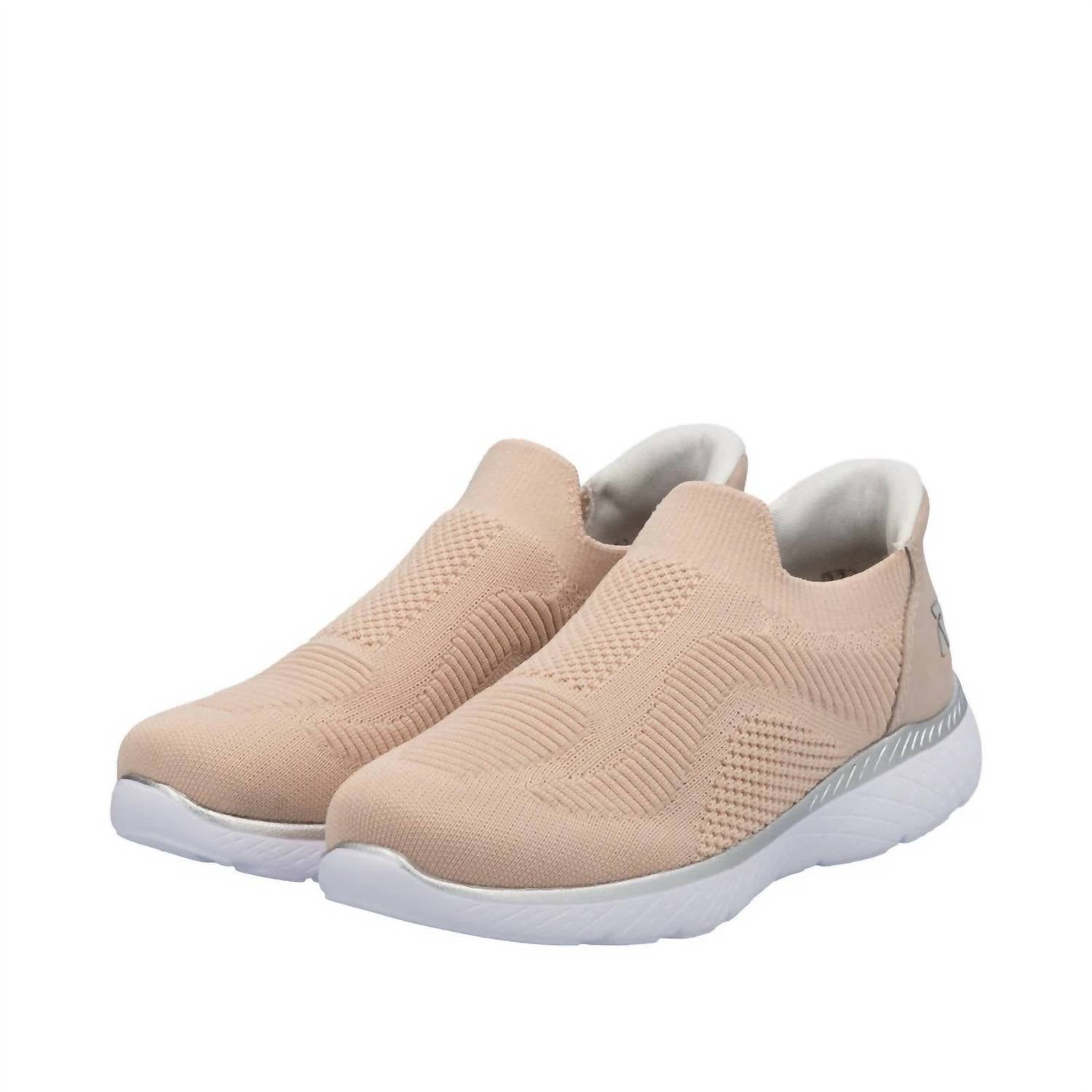 RIEKER Women's Edith 72 Sneakers in blush - women's sneaker