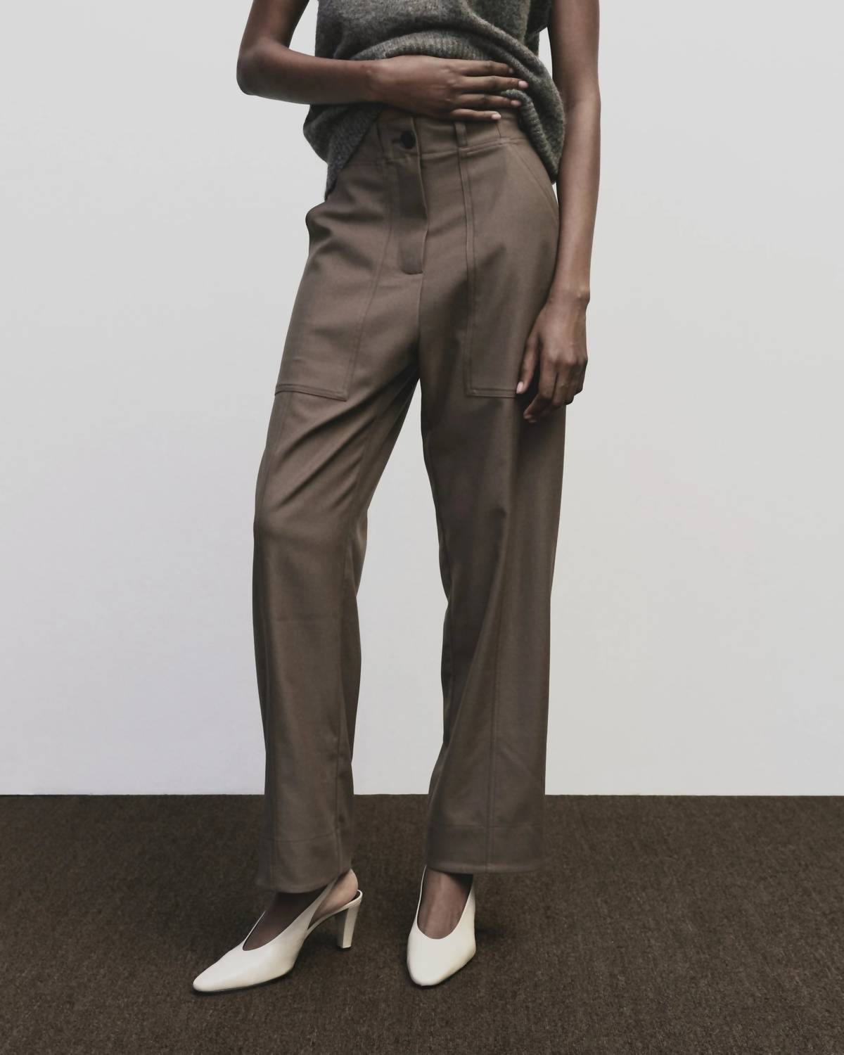Mijeong Park - Wool Blend Workwear Pants