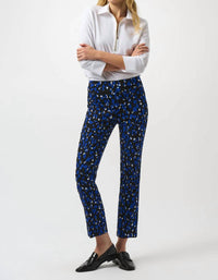 Joseph Ribkoff - Geometric Print Pull-on Straight Leg Pants
