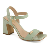 Andrea Women's Ankle Strap Sandal in green - women's sandal