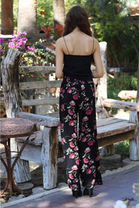 Angie - Floral Tassel Pants