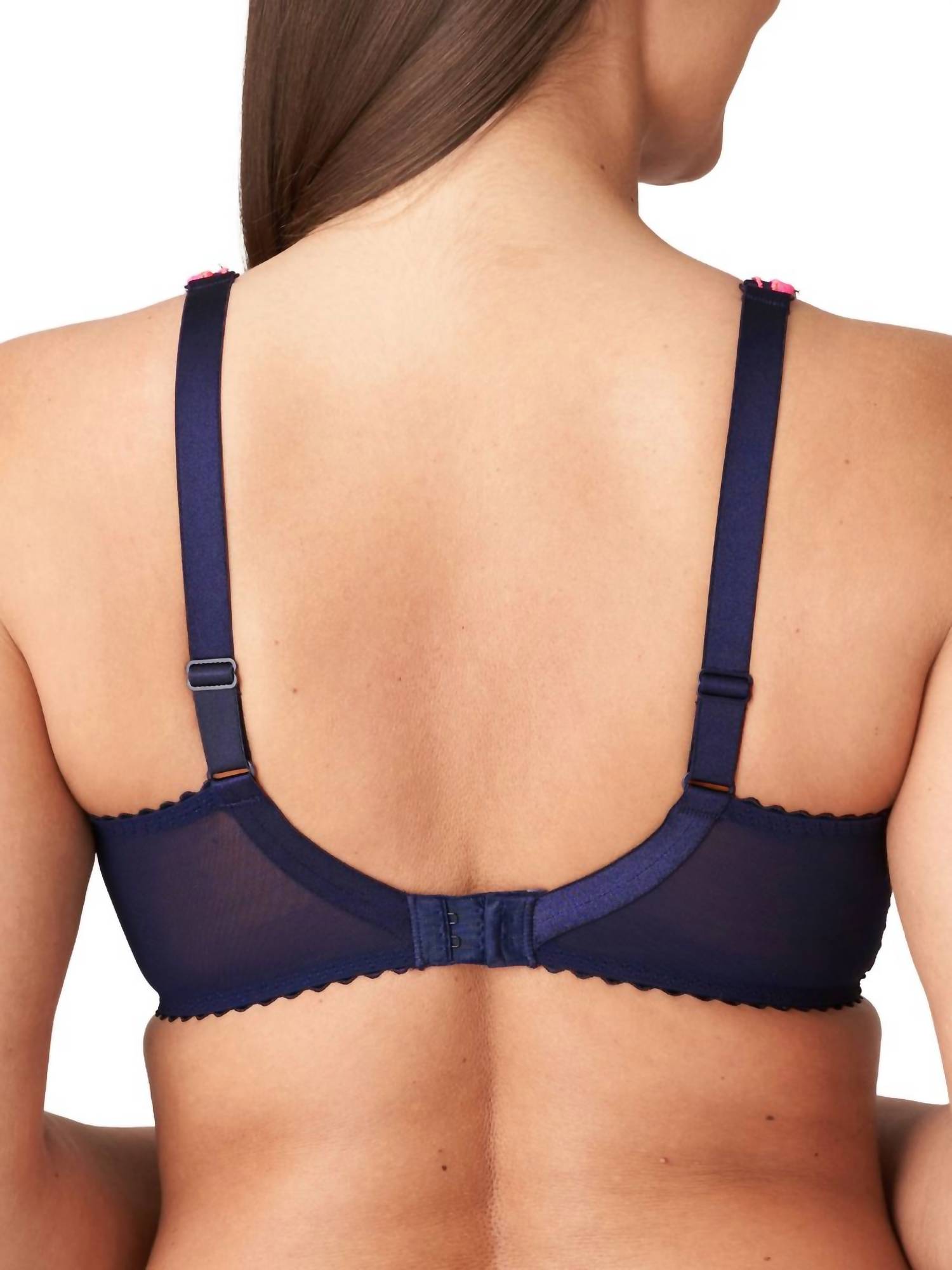 PrimaDonna Women’s Devdhaha Full Cup Unpadded Bra in velvet blue - women's intimate - alternate view