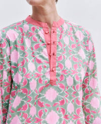 Sz Blockprints - Isle Frock In Lisbon Print