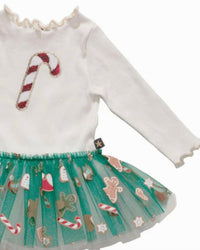 Petite Hailey - Girls' Candy Cane Baby Tutu