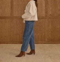 Rylee + Cru - Shearling Collared Coat