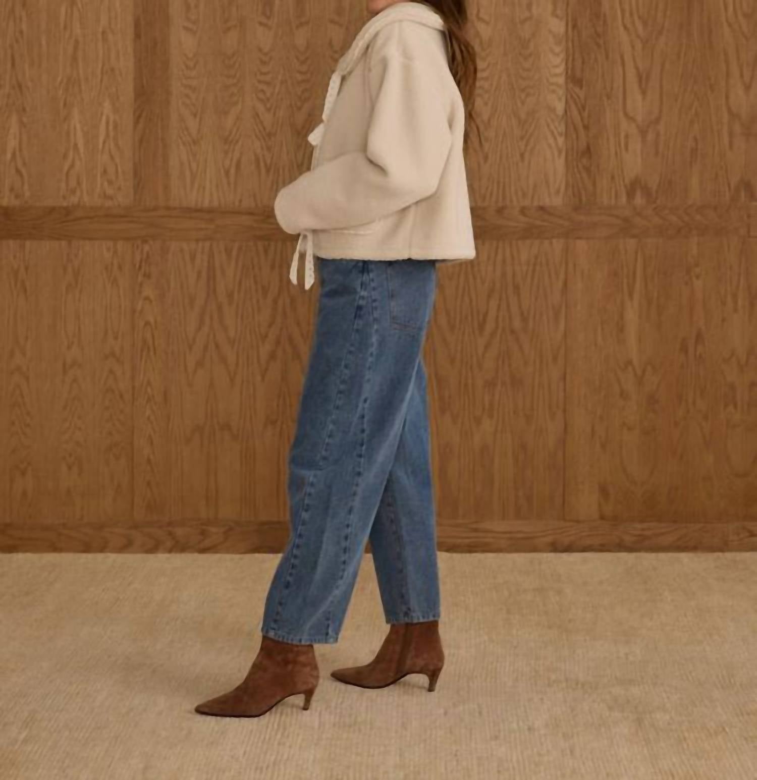 Rylee + Cru - Shearling Collared Coat